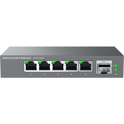 Grandstream GWN7700M 5 Port 2.5 Multi-Gigabit, 1 x SFP+ Unmanaged Ethernet Switch Grandstream Networks — view 2