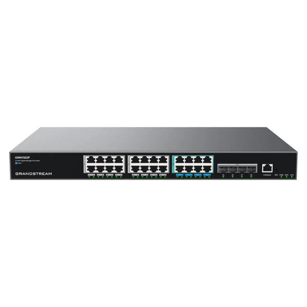 Grandstream GWN7822P Enterprise Layer 3 Managed Multi-Gigabit PoE Network Switch, 8 x 2.5 GigE PoE++, 4 x 10G SFP+, 16 x GigE PoE Grandstream Networks — view 2