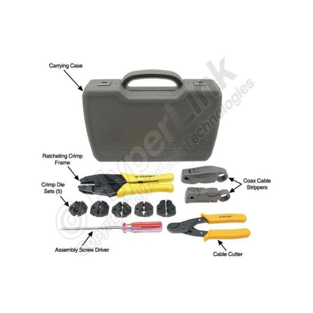 Coax Cable Crimp and Strip Tool Kit Go Wireless NZ — view 2