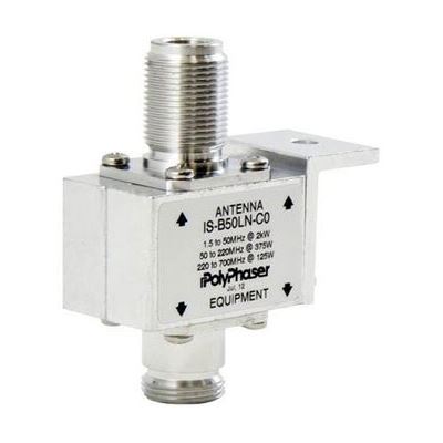 PolyPhaser IS-B50LN-C0 10MHz - 1GHz Coaxial RF Surge Protector PolyPhaser — view 2