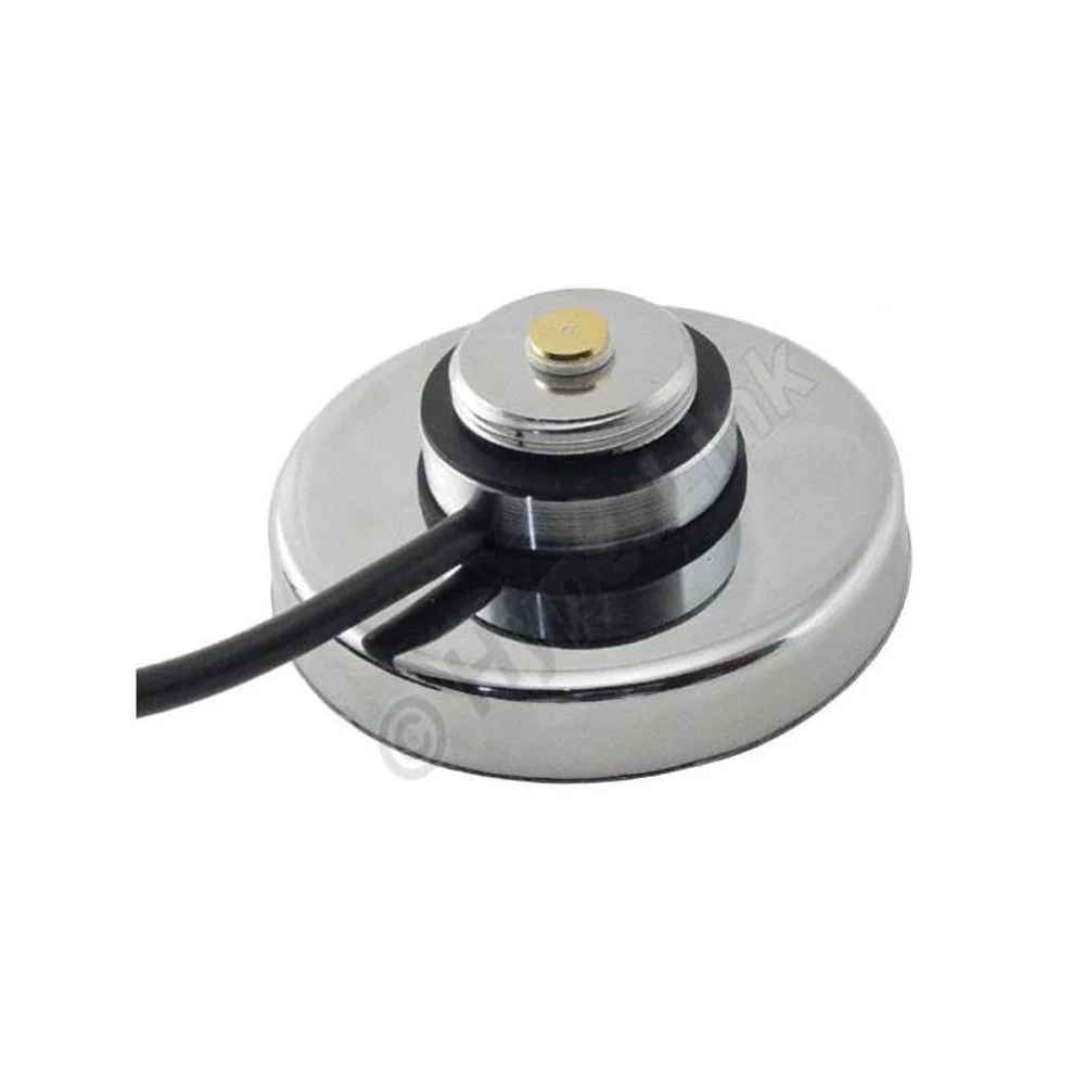 L-com NMO-Series Chrome Mobile Magnetic Mount with 3m LLC195 and RP-SMA Male Connector L-com — view 2