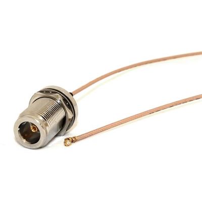 N-Female Bulkhead to U.FL Pigtail 30cm 50 Ohm Coax Pigtail Go Wireless NZ — view 2