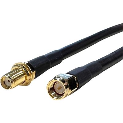 SMA Male to SMA Female Bulkhead 10 Metre LLC240 Coax Pigtail Go Wireless NZ — view 2