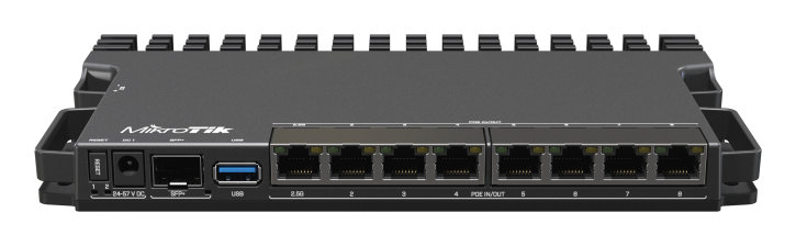 MikroTik RB5009UPr+S+IN Compact Router with 7 x 1GB, 1 x 2.5GB, 1 x 10GB SFP+ and PoE-out MikroTik — view 2