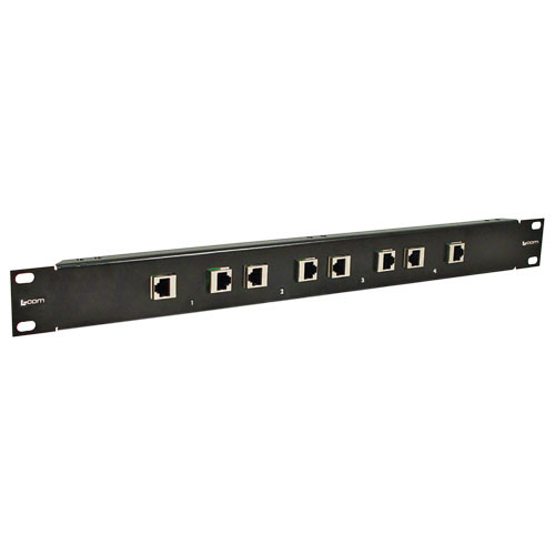 L-com 19inch Rack Mount 4-Port RJ45 10/100/1000 Base-T CAT6 Lightning Surge Protector L-com — view 2
