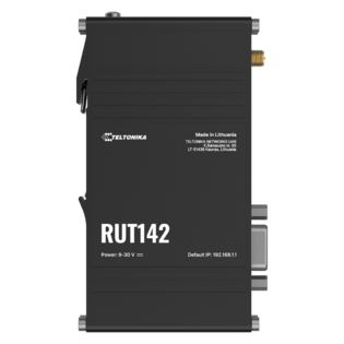 Teltonika RUT142 DIN Rail Mount Industrial Ethernet Wi-Fi Router Teltonika — view 1