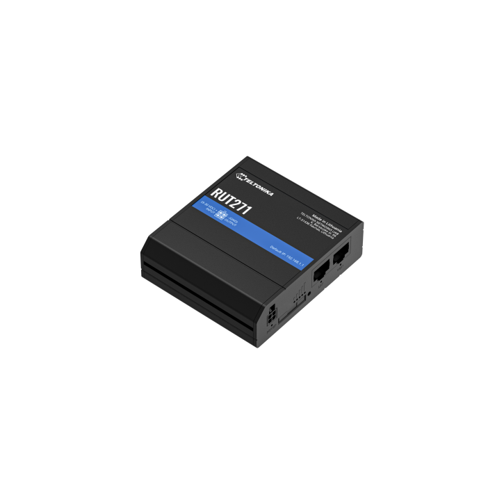 Teltonika RUT271 Industrial 5G RedCap Cellular Wi-Fi Router Teltonika — view 2