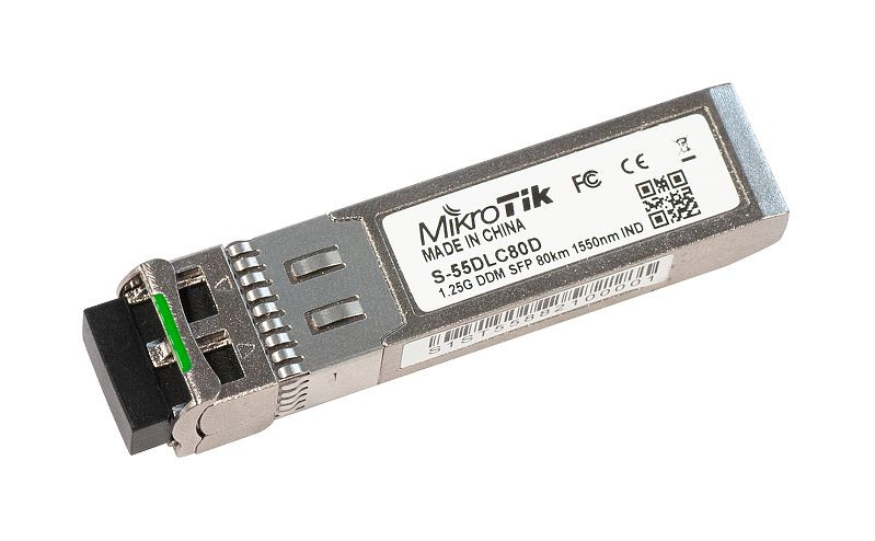 MikroTik SFP module 1.25G SM 80km 1550nm Dual LC-connector MikroTik — view 2