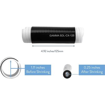 Gamma Electronics SDL-CX-125 Silicone Cold Shrink 4.3-10 Connectors to 1/4 inch Coax Cable or Larger Gamma Electronics — view 2