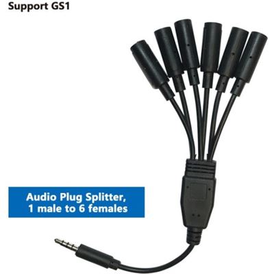 Ubibot SPC-A-1-6 Audio spitter, 1 Male to 6 Females, for GS1 UbiBot — view 2