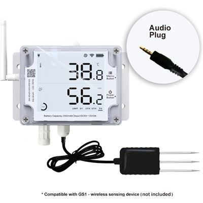 Ubibot Soil-Probe-3M-R-Audio Soil Temperature and Moisture Probe for GS1 3 Metres UbiBot — view 2