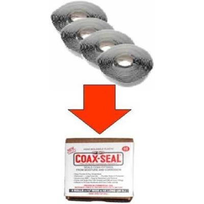 Coax Seal Tape One Inch Roll (4 Pack) Universal Electronics — view 2