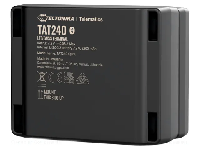 Teltonika TAT240 Tamper-proof Asset tracker with 4G LTE Cat 1 Connectivity Teltonika Telematics — view 2