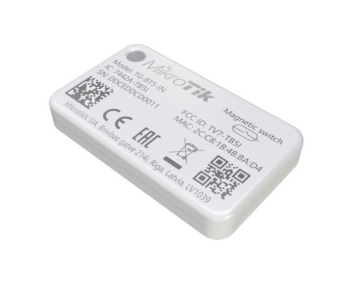 MikroTik Indoor Bluetooth Tag for MikroTik KNOT or other IoT Asset Tracking/Telemetry setups MikroTik — view 2