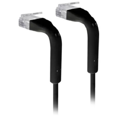 UniFi Black 300mm patch cable with both end bendable RJ45 Ubiquiti — view 2