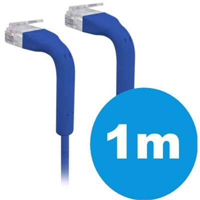 UniFi Blue 1m patch cable with both end bendable RJ45 Ubiquiti — view 2