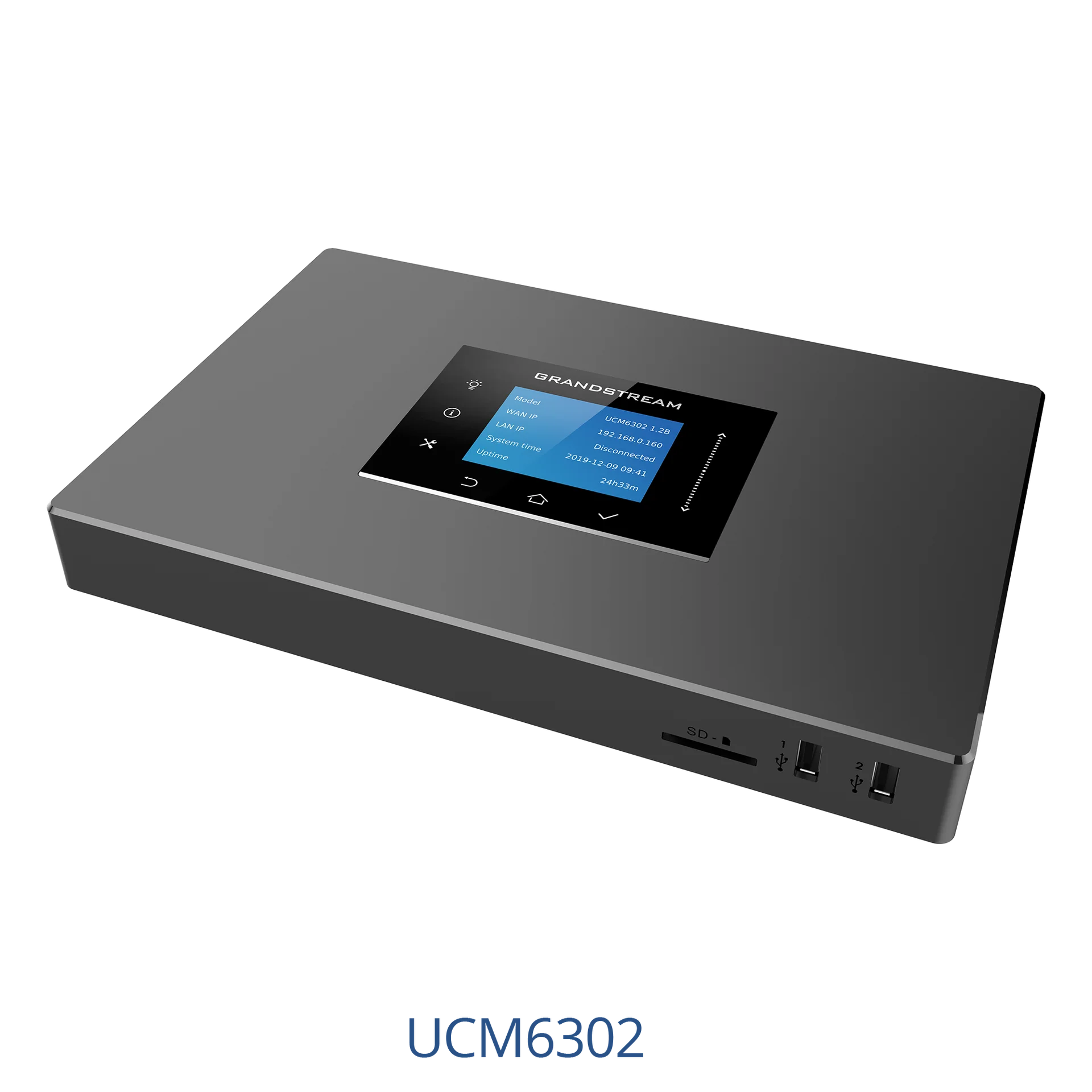 Grandstream UCM6302 IPPBX 2 FXO 2 FXS 1000 Users 200 Concurrent Calls Grandstream Networks — view 2