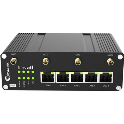 Ursalink UR35 Industrial 3G/4G/LTE PoE router with WiFi Milesight Networks — view 2