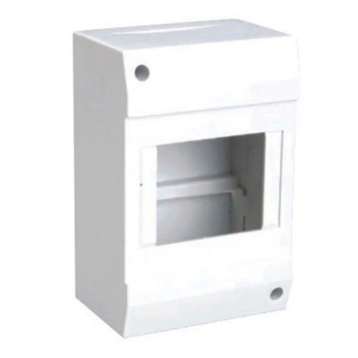 TRADESAVE Surface DIN Rail Enclosure, 4 Pole. Moulded Base Tradesave — view 2