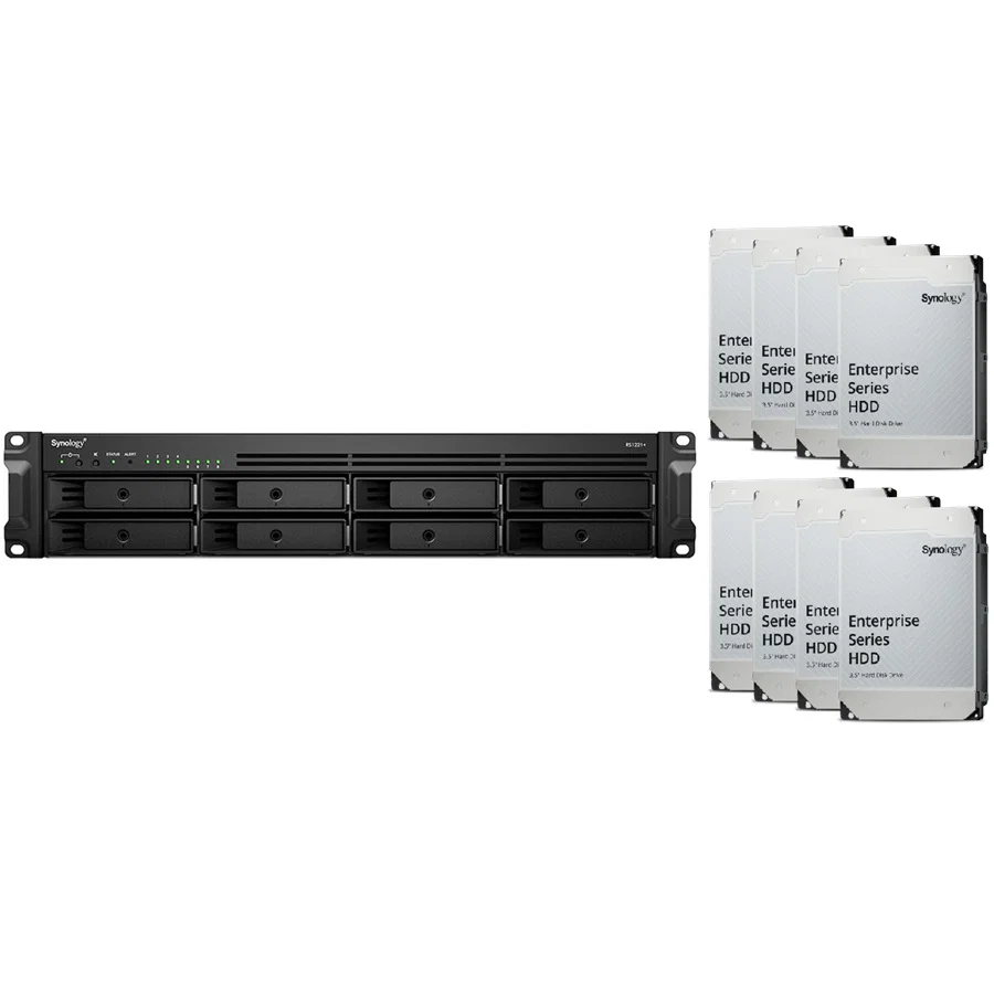Synology RTG RS1221+ 8 Bay Rackmount NAS (128Tb) 8x Synology Enterprise 16Tb Synology — view 2