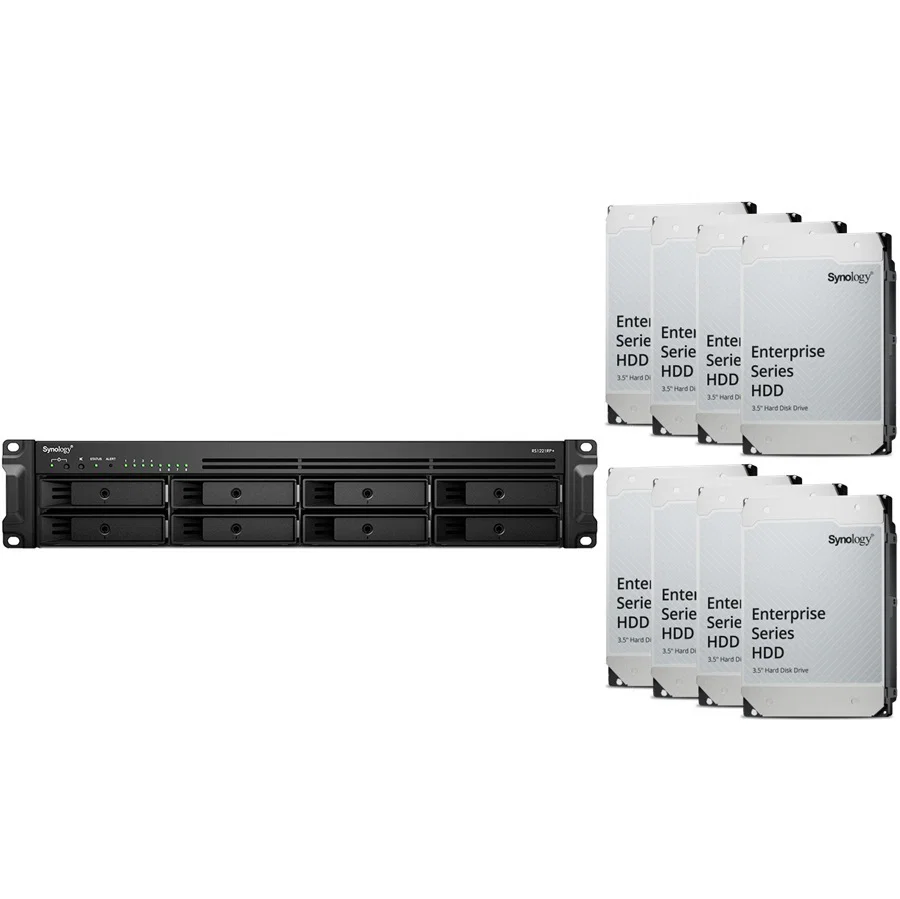 Synology RTG RS1221RP+ 2U 8 Bay Rackmount NAS (32Tb) 8x Synology Enterprise 4Tb Synology — view 2