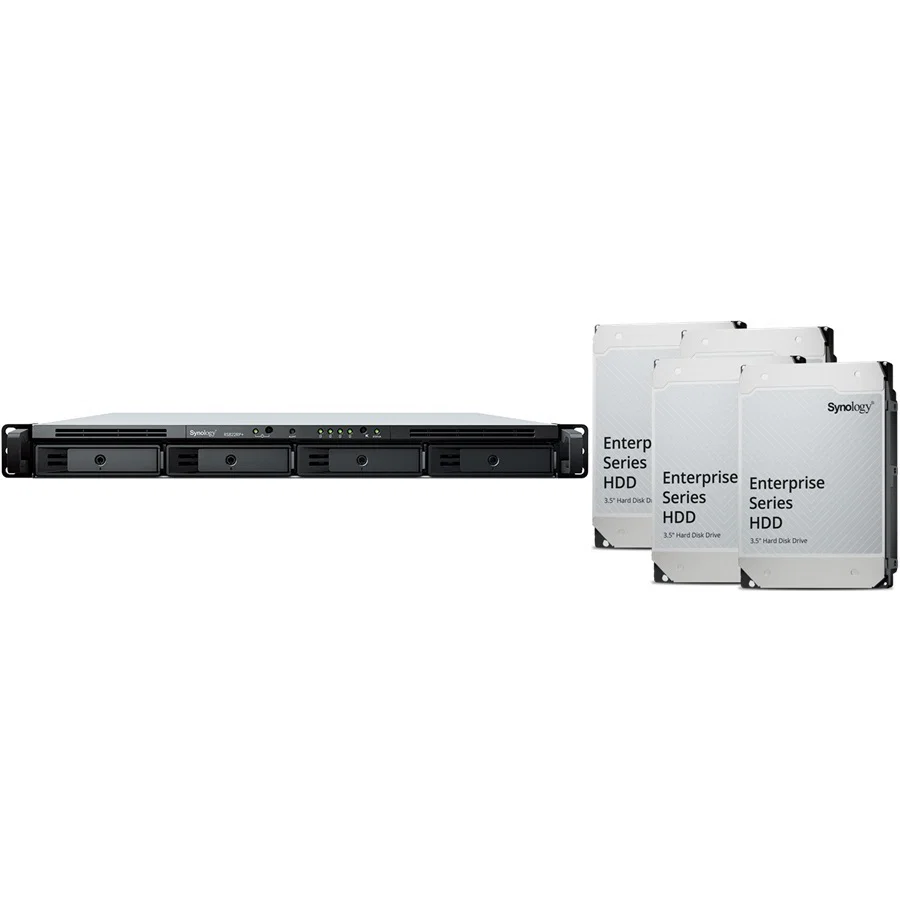 Synology RTG RS822+ 1U 4 Bay Rackmount NAS (48Tb) 4x Synology Enterprise 12Tb Synology — view 2