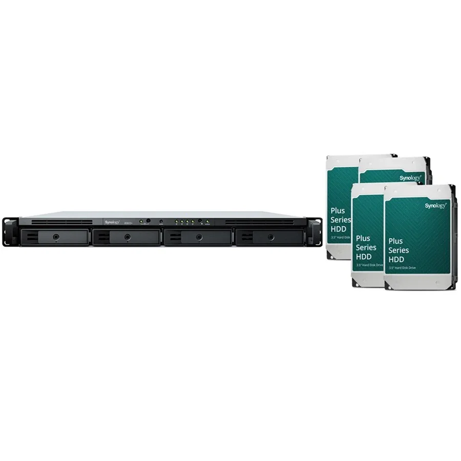 Synology RTG RS822+ 1U 4 Bay Rackmount NAS (16Tb) 4x Synology Plus Series 4Tb Synology — view 2