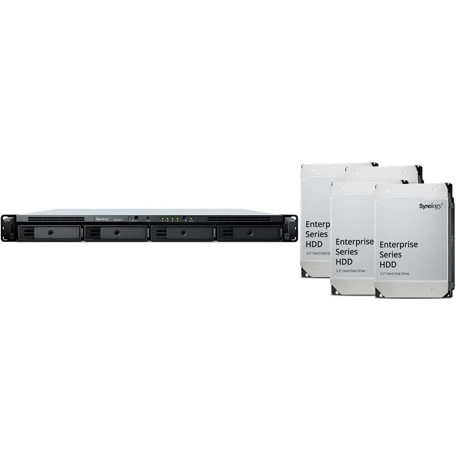 Synology RTG RS822+ 1U 4 Bay Rackmount NAS (16Tb) 4x Synology Enterprise 4Tb Synology — view 2