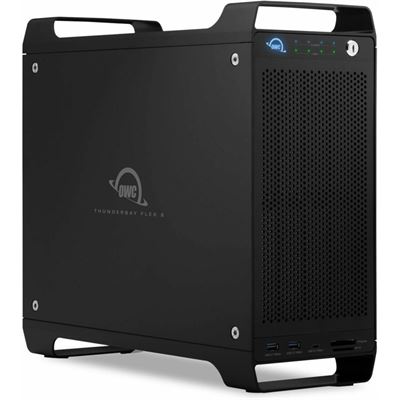 Thunderbay Flex 8 Thunderbolt 3 storage, docking, and PCIe expansion media workflow solution with OWC SR for up to RAID 5 OWC — view 2