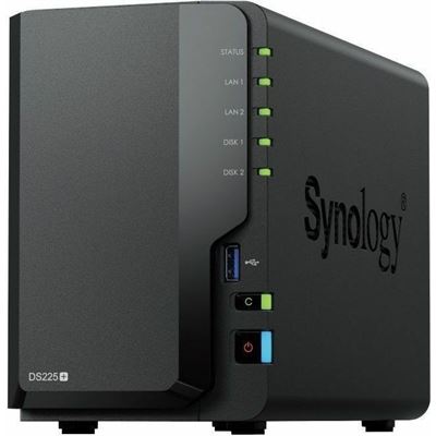 Synology DS225+ Desktop 2 Bay NAS Diskless Synology — view 2