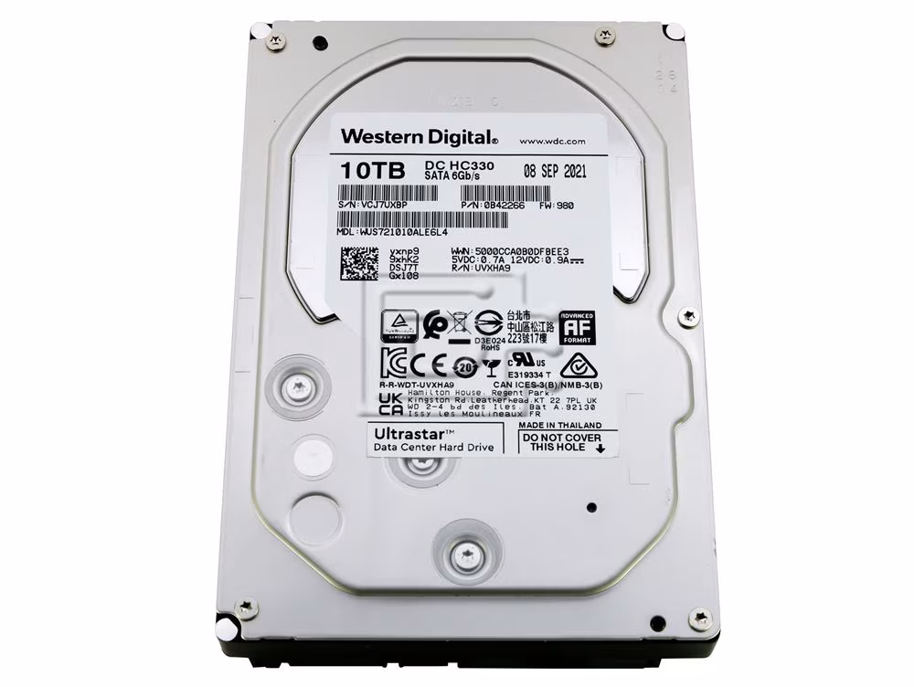 Western Digital Ultrastar 3.5" DC HC330 10TB WD — view 2
