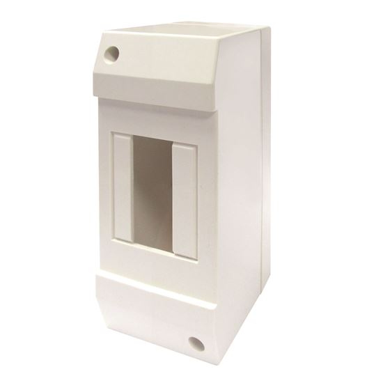 TRADESAVE Surface DIN Rail Enclosure, 2 Pole. Moulded Base Tradesave — view 2