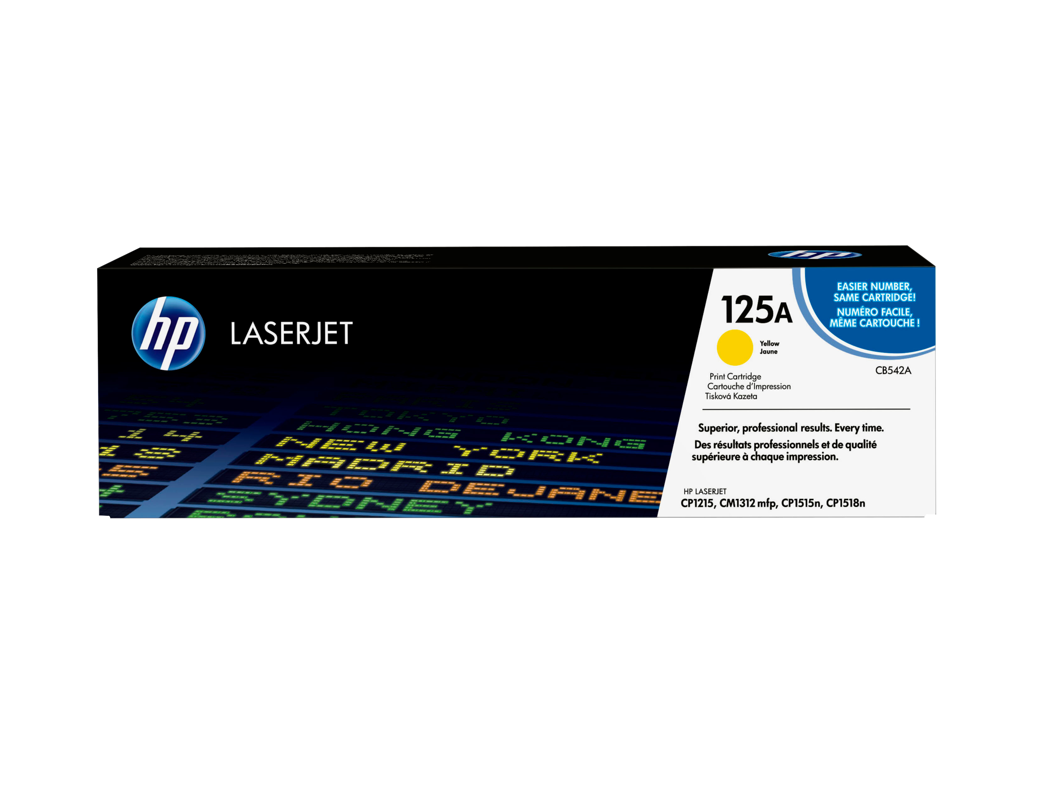 HP 125A YELLOW LJ TONER CART CB542A HP — view 2