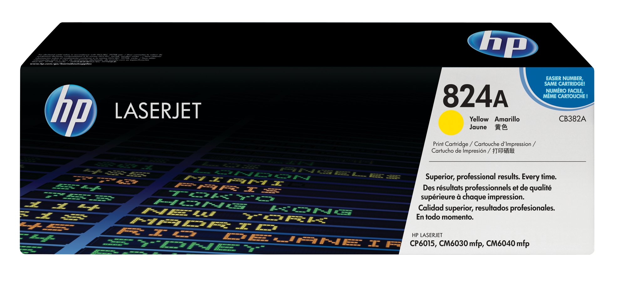 HP 824A YELLOW LJ TONER CART CB382A HP — view 2