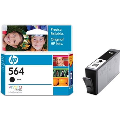 HP 564 BLACK INK CART CB316WA HP — view 2