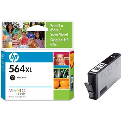 HP 564XL PHOTO BLACK INK CART CB322WA HP — view 2