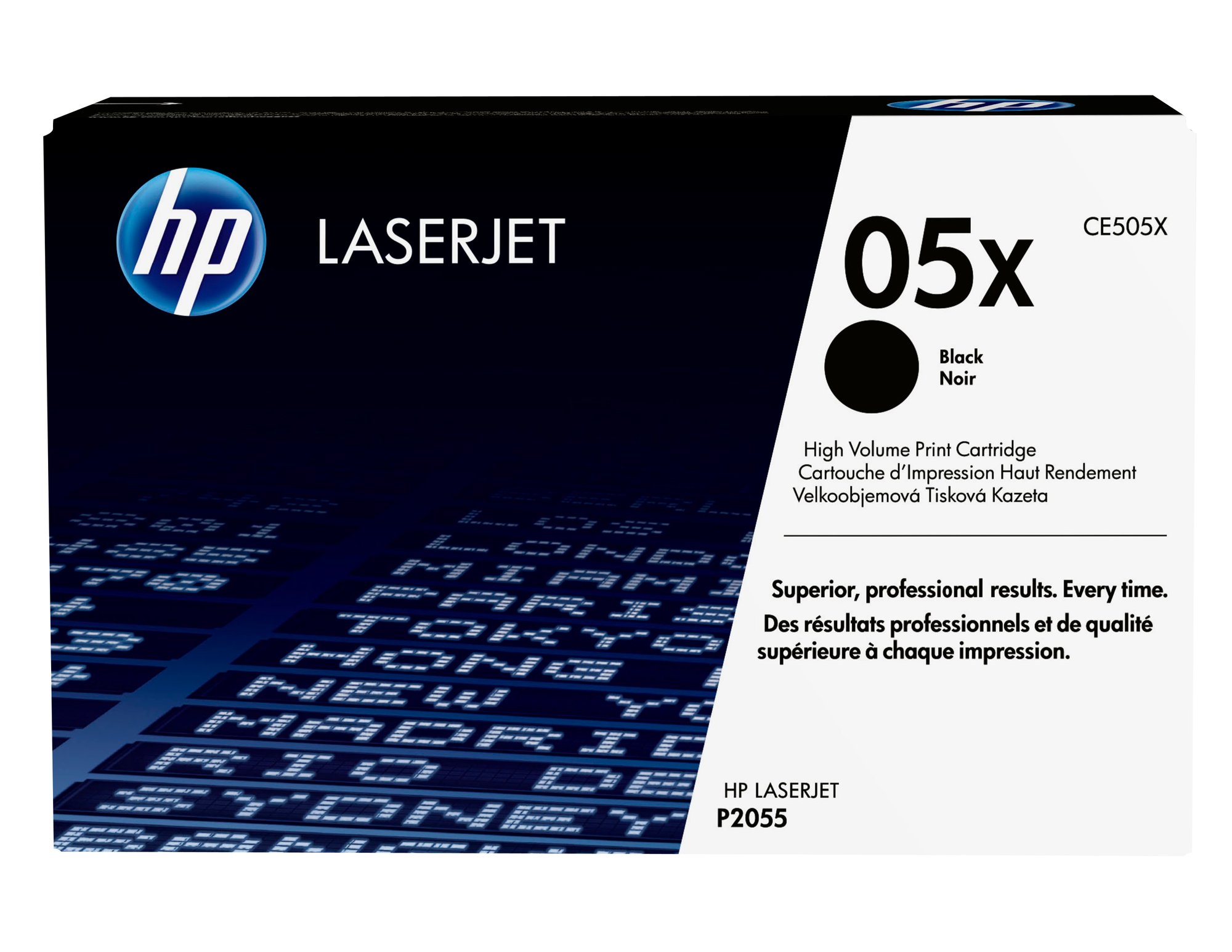 HP 05X BLACK HY LJ TONER CART CE505X HP — view 2