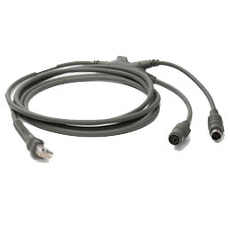 ZEBRA CABLE SCAN UNI KB WEDGE 7FT ZEBRA — view 2