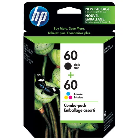HP 60 B+C COMBO-P INK CARTS CN067AA HP — view 2