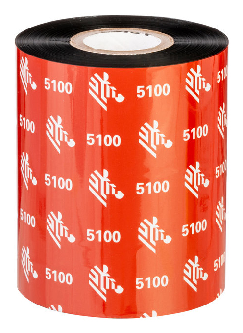 ZEBRA RIBBON RESIN 57MM x 74M. CORE: 0.5x57 ZEBRA — view 2