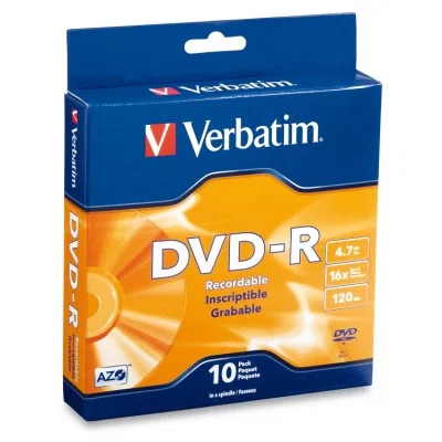 Verbatim DVD-R 10pack Spindle Verbatim — view 1