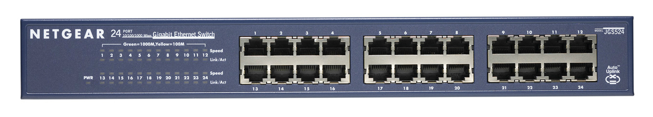NETGEAR JGS524 24PT GIGABIT ETHERNET SWITCH NETGEAR — view 2