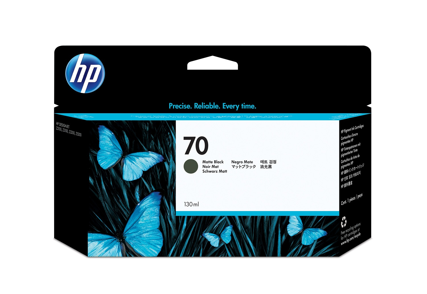 HP 70 130ml Matte Black Ink Cartridge HP — view 2