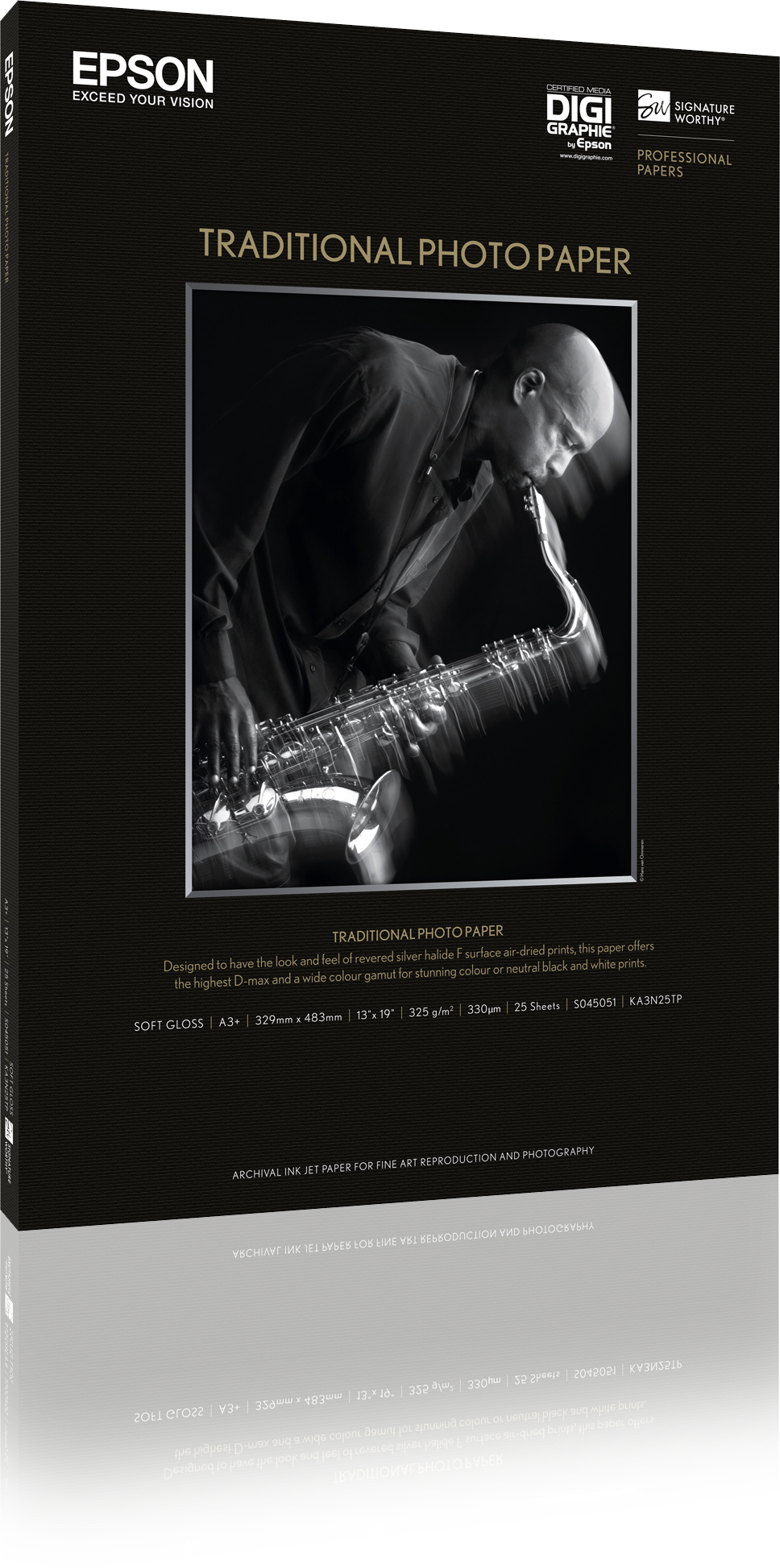Epson S045053 24"x30" Trad Photo Paper 2 EPSON — view 2