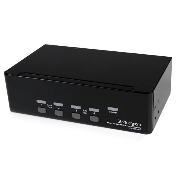 StarTech.com 4 Port Dual DVI USB KVM Switch StarTech.com — view 2