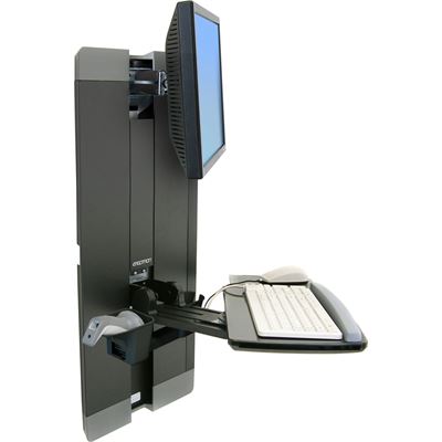 ERGOTRON 9IN VERTICAL LIFT+SLIDE TRAY CHARCOAL ERGOTRON — view 1