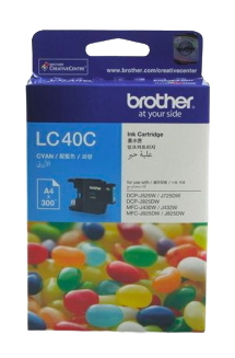 BROTHER LC40C Ink cartridge cyan 300 pages 5% BROTHER — view 2