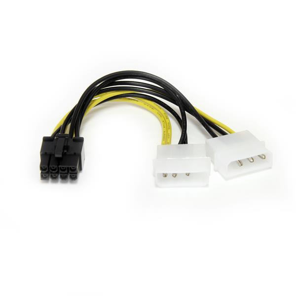 StarTech.com 6 LP4 to 8 Pin PCIe Power Cable Adapter. StarTech.com — view 2