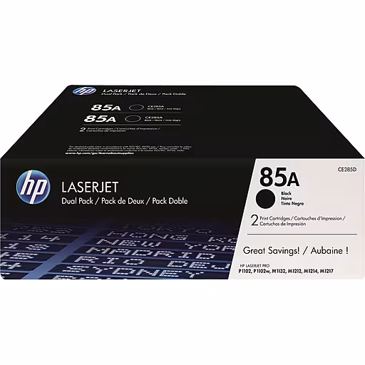 HP 85A BLACK TONER CART TWIN PACK HP — view 2
