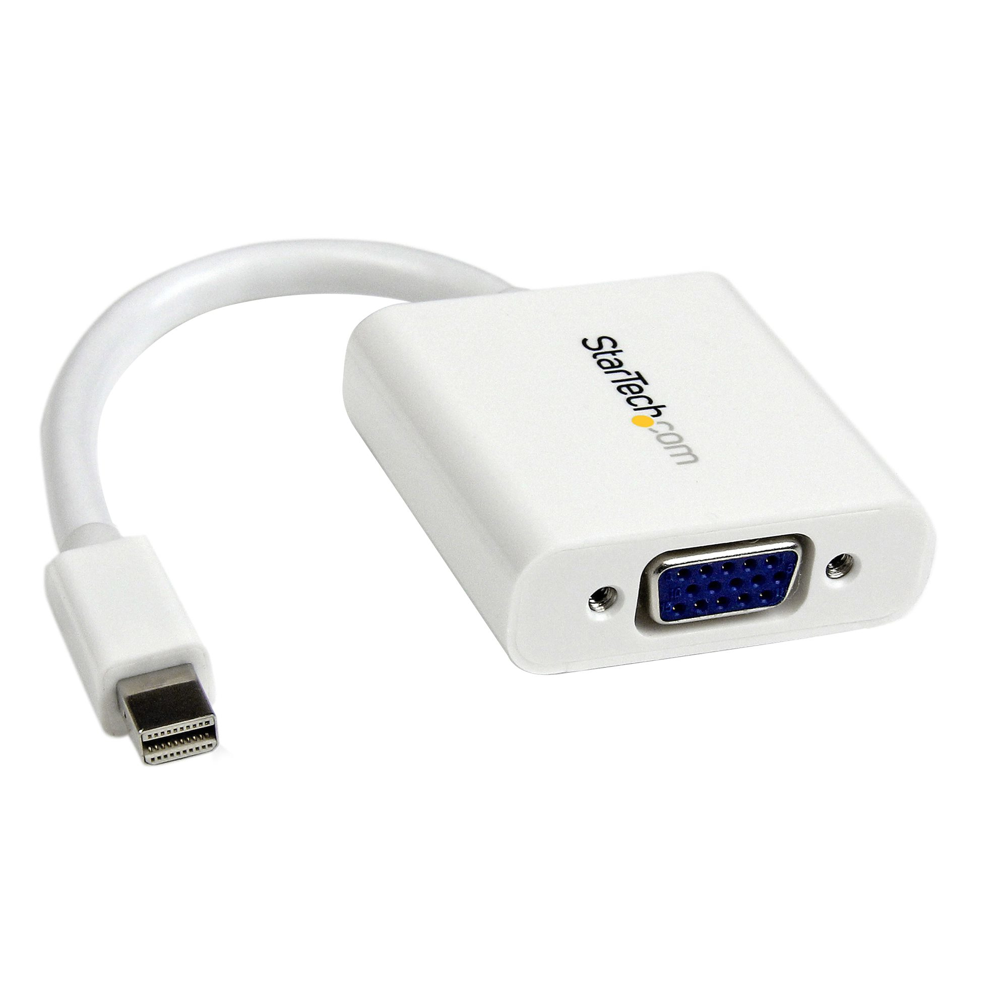 StarTech.com Mini DisplayPort to VGA Adapter - White StarTech.com — view 2